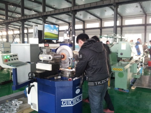 Wheel correction machine